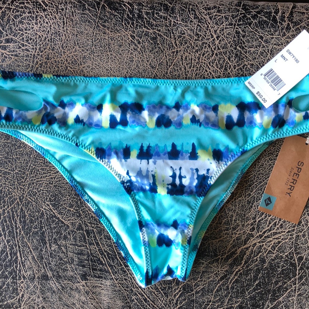 Ladies size large Sperry swimsuit bottom.